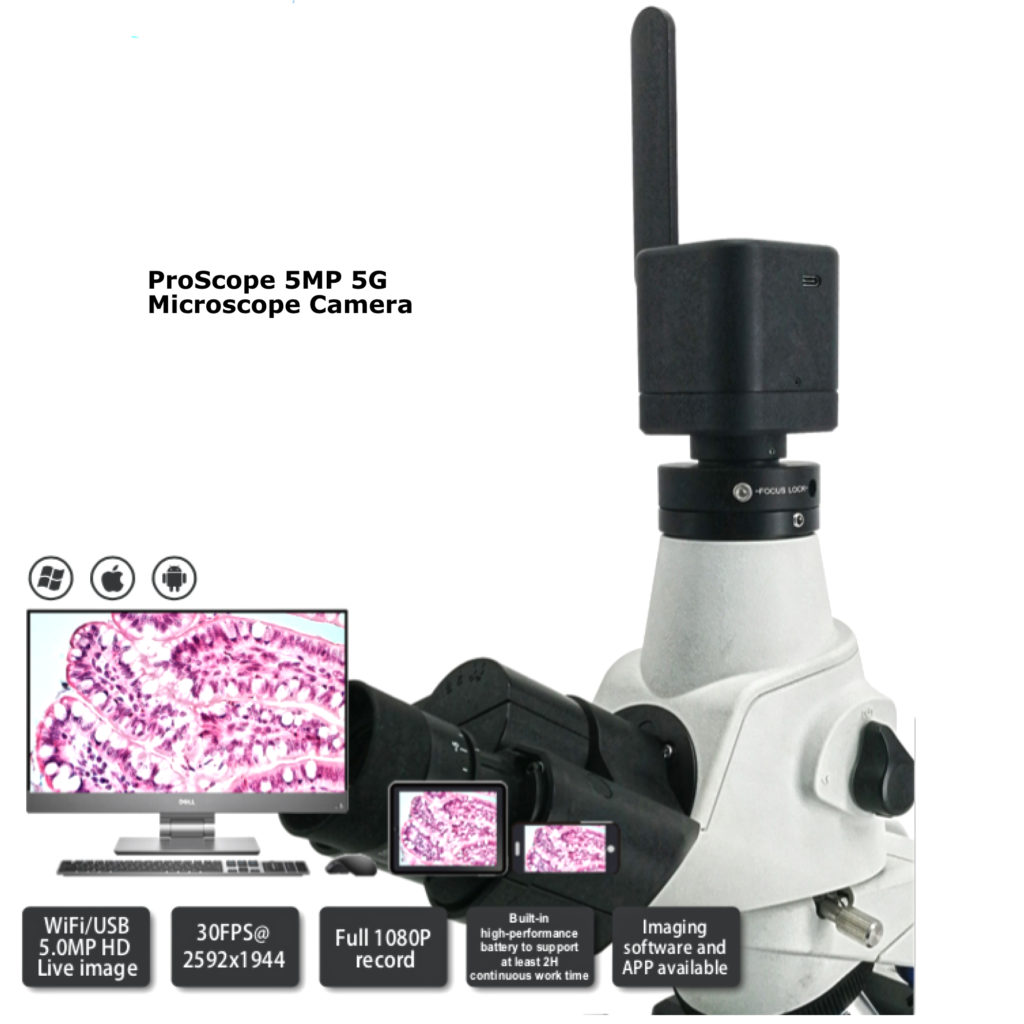 Laboratory microscope smartphone adapter - ProScope Micro iPhone 6